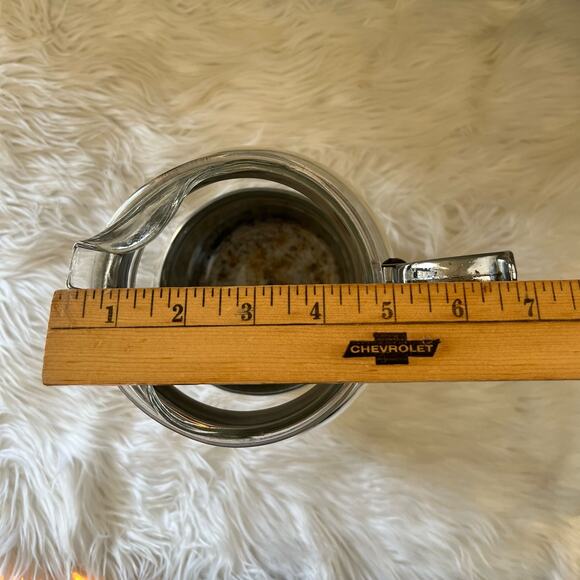 Vintage Hellerware Chrome & Glass Water Pitcher Barware - Picture 8 of 10